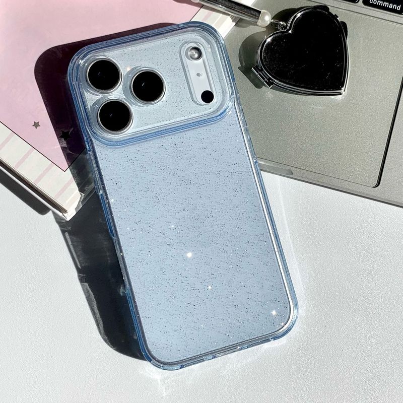外贸适用苹果17Air手机壳闪粉iPhone16ProMax防摔全包2.0加厚软壳|undefined