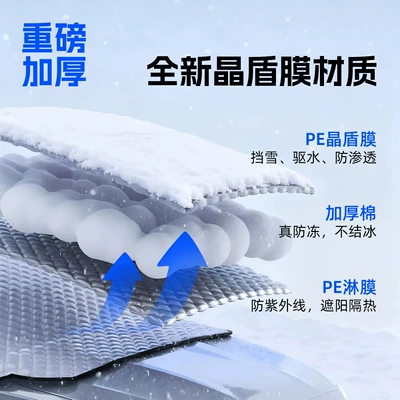 2025 New Thickened Car Snow: Car snow shield