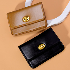 新款韓版女士錢包女短款女生ins簡約學生多卡位薄款迷你wallet批