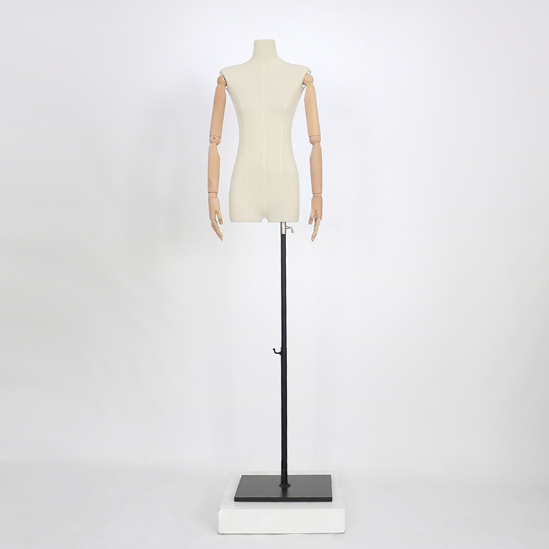 Mejorada modelo plano accesorios de las mujeres medio cuerpo ventana soporte muñeca tienda de ropa cuerpo modelo soporte de exhibición de cuerpo completo
