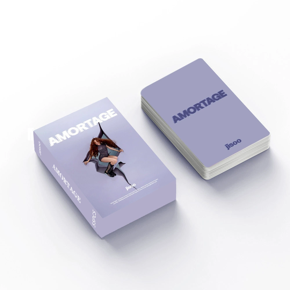 55 Первый мини-альбом Джису AMORTAGE LOMO card Ким Джису BLACKPINK маленькие карточки