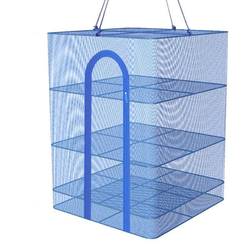 折叠晒鱼网干货家用大号网架防蝇笼晒干网晾晒地瓜萝卜菜鱼干网架