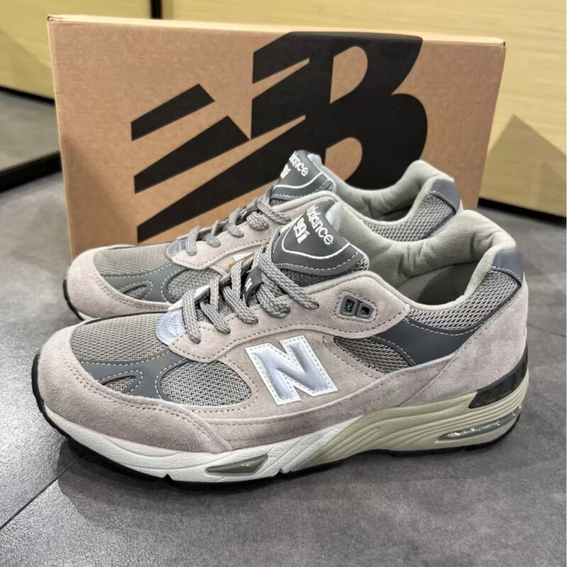 New Balance Breathable, Comfortable and Versatile Fabric Leather Shock-Absorbing Anti-Slip Wear-Resistant Low-Cut Running Shoes for Men and Women