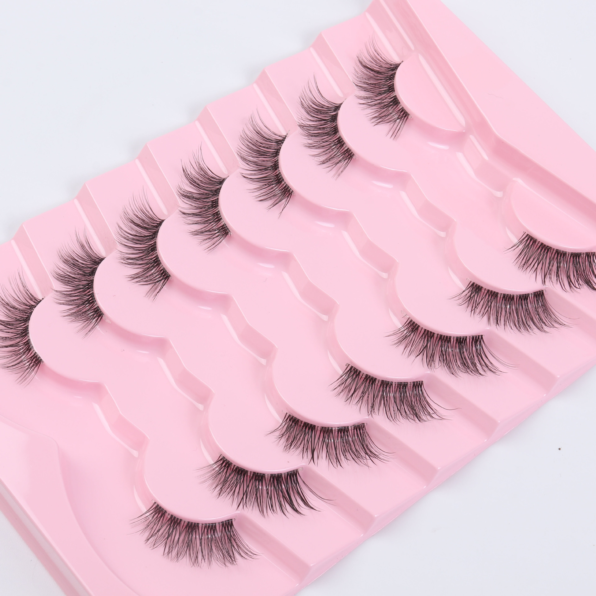chemical fiber Material Solid Color Chemical Fiber False Eyelashes 1 Piece