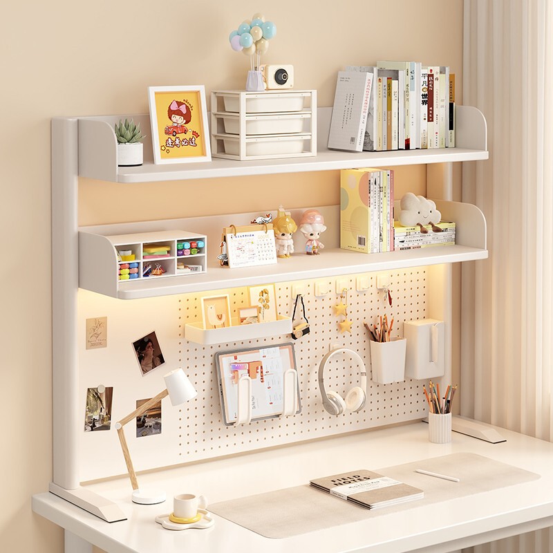 Vertical Cave Board Desktop Bookshelf Children's Desk Computer Desk Wrought Iron Multi-Layer Storage Rack