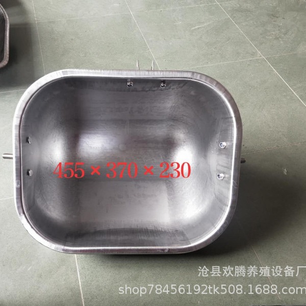 Equipo de comedero de cerdo siembras comedero de alimentación comedero placa de acero comedero engrosado cama de siembra Barra de posicionamiento comedero de cerdo