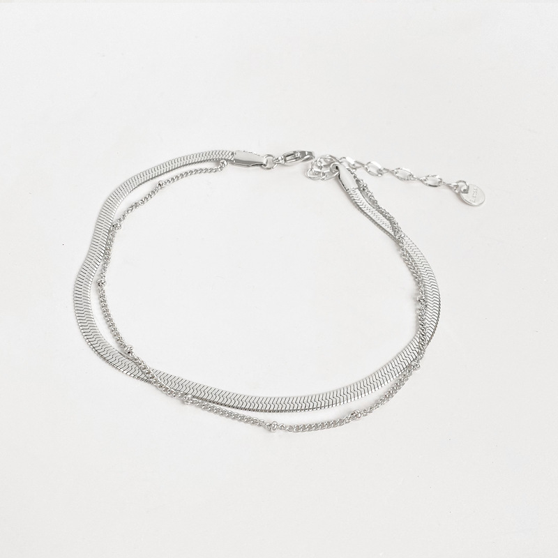 Daily, Beach Occasion 304 Stainless Steel Material 1 Piece Ethnic Style Geometric 304 Stainless Steel Waterproof Non Tarnish PVD Coated Real Gold Plated 16K Gold White Gold Plated Gold Plating Unisex Anklet