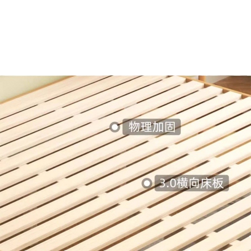 Nórdico niñas y niños cama de madera maciza cama infantil cama de haya moderna simple cama individual dormitorio pequeño