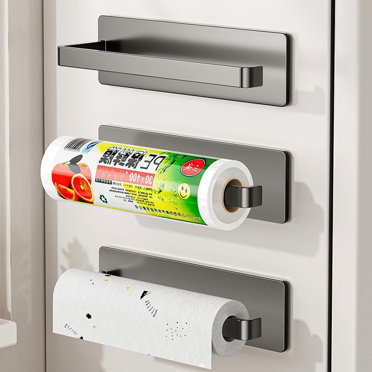 Gun Ash-Magnetic Type丨Kitchen Paper Towel Holder*3