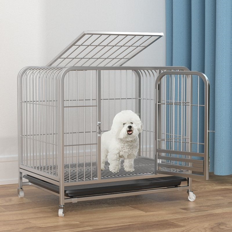 大型中型犬用犬ケージ 屋内トイレ分離 厚みのあるペットケージ ゴールデンレトリバー ラブラドール 家庭用犬ケージ|undefined