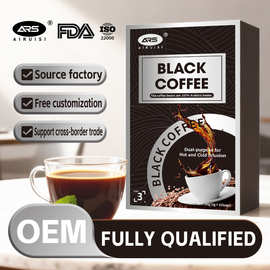 跨境黑咖啡外贸BLACK coffee美式黑咖啡FDA工厂现货30g