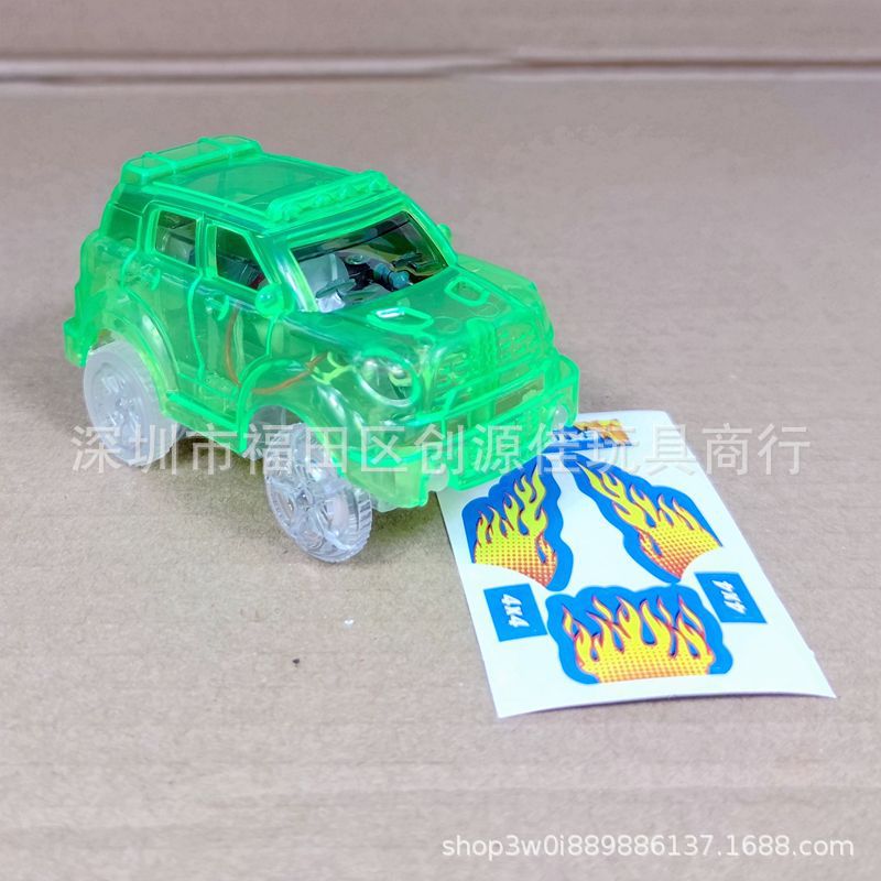 녹색 투명 빛 + DIY 스티커