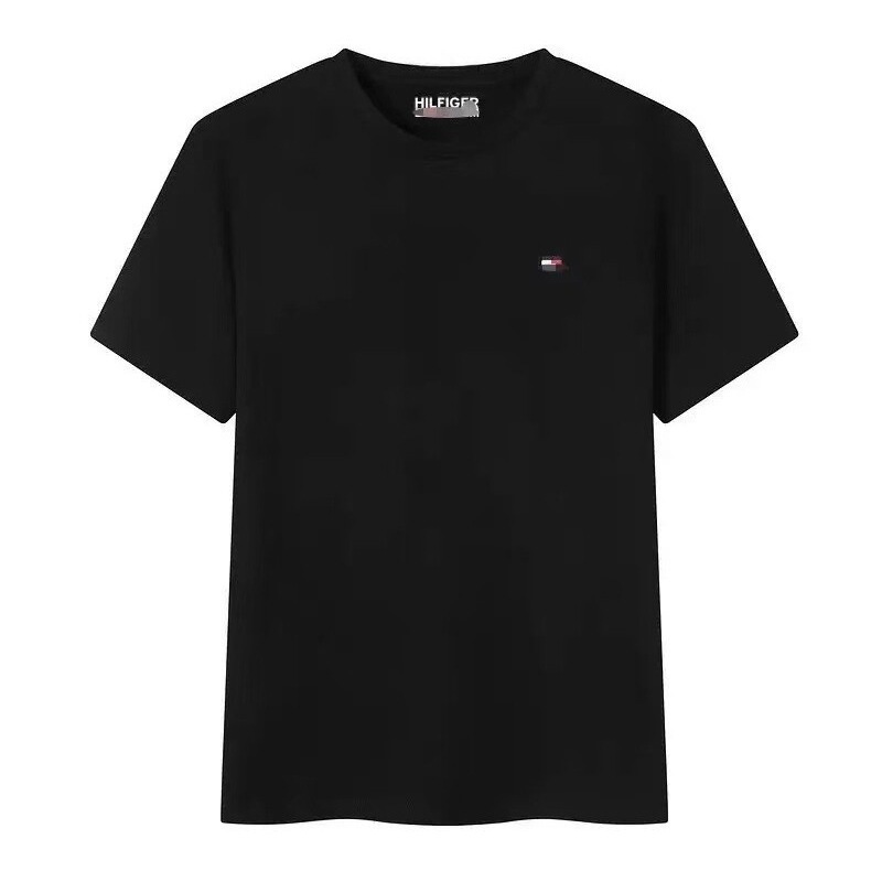 Cross-Border Men's Summer Classic T0M Short-Sleeve T-Shirt, Men's Pure Cotton Round-Neck Embroidered T-Shirt, Pure Cotton Top Short-Sleeve Cross-Border Men's Summer Classic T0M Short-Sleeve T-Shirt, Men's Pure Cotton Round-Neck Embroidered T-Shirt, Pure Cotton Top Short-Sleeve