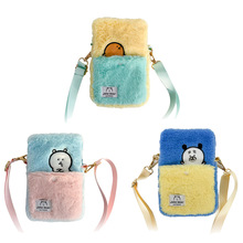 正版自嘲熊周边毛绒斜挎包手机包卡通可爱人气收纳包少女心礼物萌
