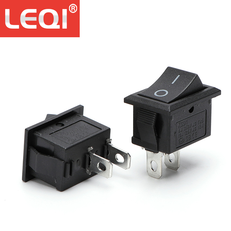 KCD1-101船型开关15*21MM两脚两档6A250V 饮水机电子秤 铜脚