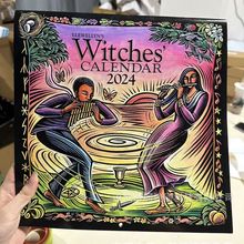 跨境新品 Llewellyn's 2024 Witches' C alendar 2024年女巫日历