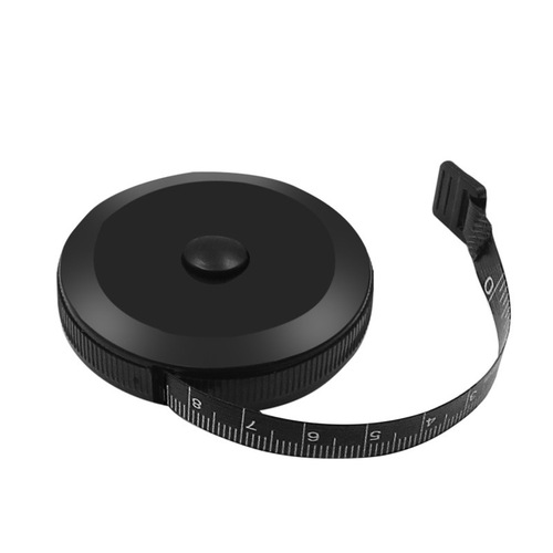 Black and white tape measure, clothing measure, gift tape measure, mini tape measure, automatic retractable plastic soft ruler, measuring tool tape