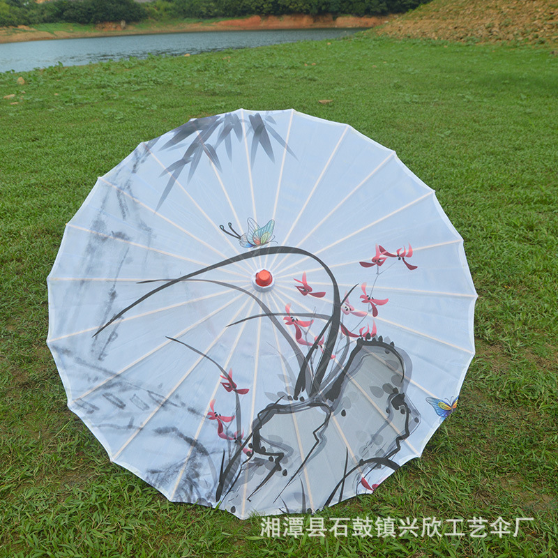 Paraguas de papel engrasado impermeable paraguas artesanal para niños paraguas decorativo antiguo accesorios de fotografía al aire libre impresión paraguas de baile al por mayor