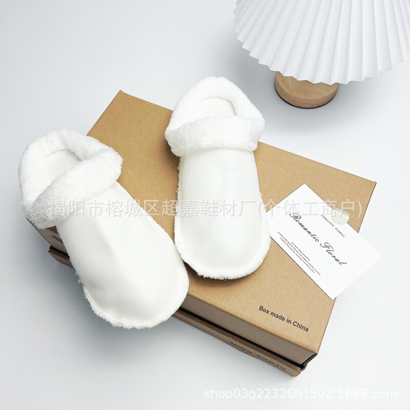 Croc Shoes Plush Cotton Cover Winter Fleece-Lined Liner Warm Removable Washable Lining Thickeneded Furry Cotton Cover