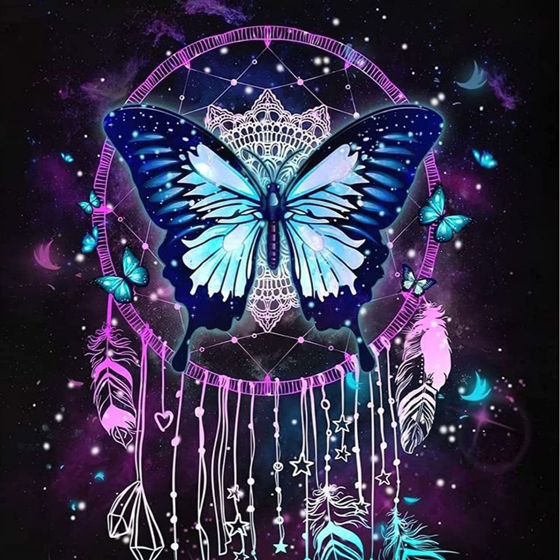 Diamante 5D dibujo de mano full diameters diy pegatinas de cristal animal pegatinas de pintura decorativa personalizada gemas de diamante al por mayor