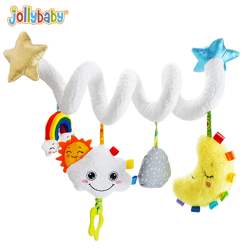 Jollybaby cochecito colgante juguetes de peluche recién nacido nube Luna cama alrededor del bebé juguetes de educación temprana