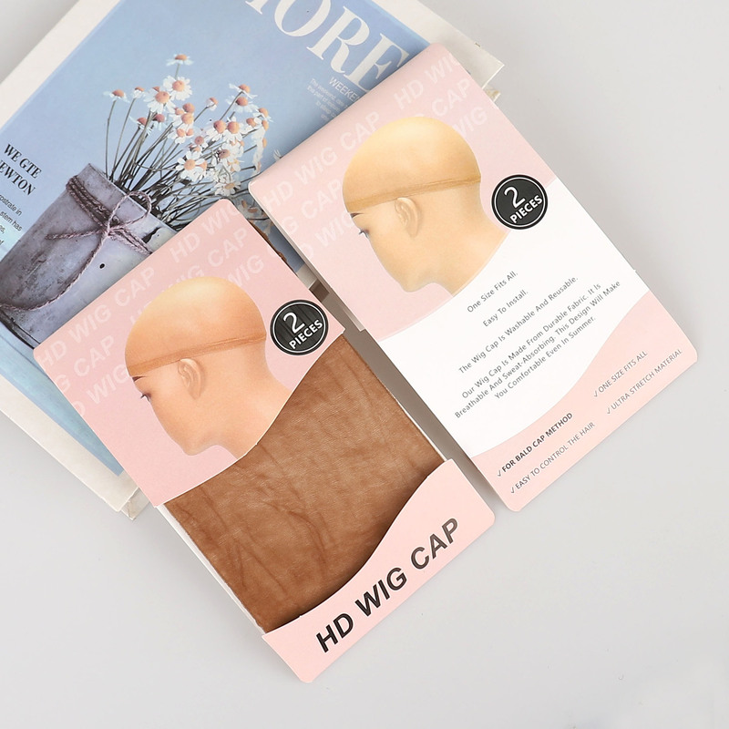 Wig Hair Net HD Wig Cap HD Transparent Lace Invisible Elastic Silk Stockings Net Cap in stock Cross-border Direct Supply