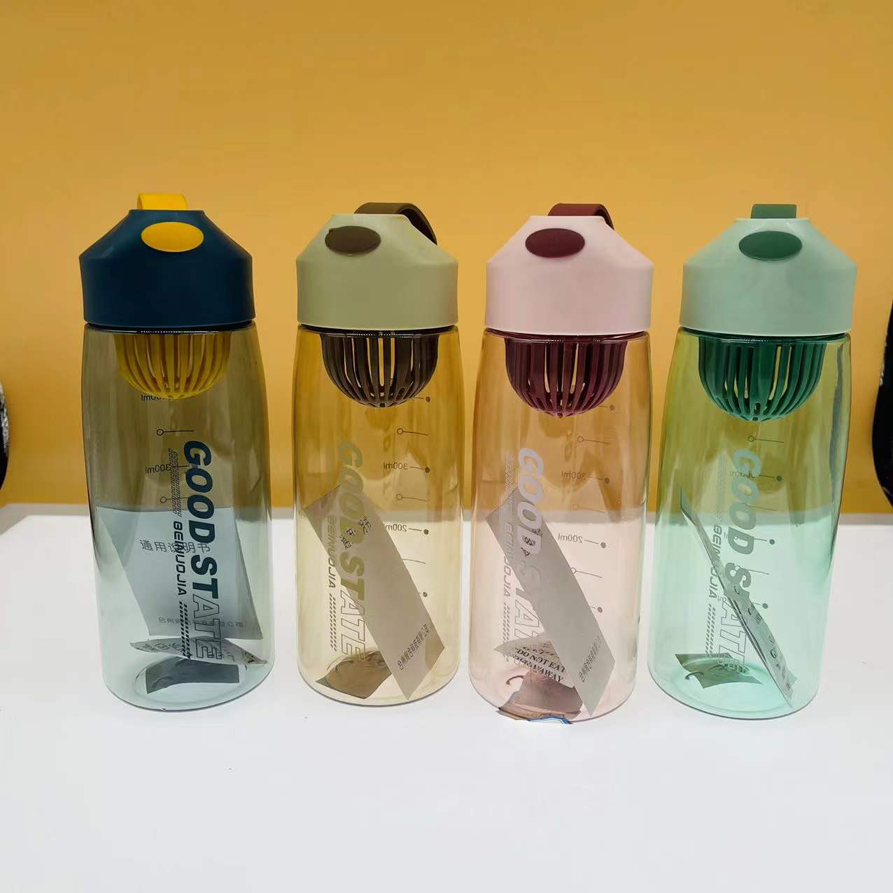 Fábrica al por mayor Shanghe 480ML adulto taza de separación de té de plástico taza diaria portátil taza de estudiantes deportes portátil taza