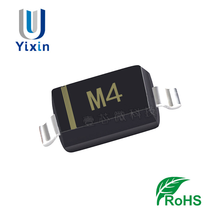 国产替代 MMSZ5259B SOD-123 39V 0.5W 丝印:M4 1206封装 稳压管