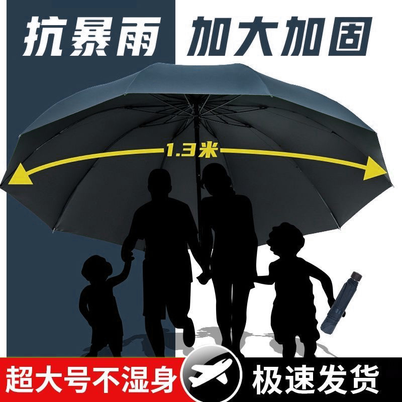 傘マニュアル 12 骨特大耐暴風雨傘 3 人用晴雨兼用折りたたみ日傘広告傘卸売|undefined