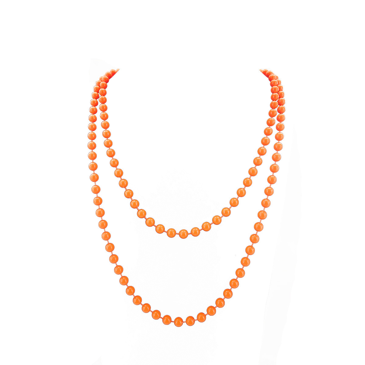 1980s Fiesta de neón 120cm Collar con cuentas Diadema con lazo Pendientes CC Pulsera Guantes de red de pesca