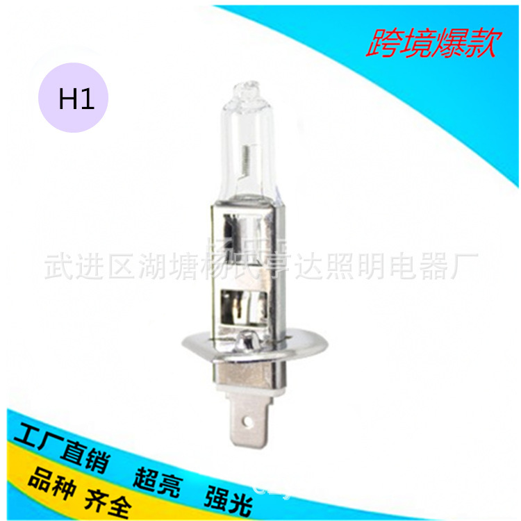 H1 12V55W 12V100W24V Car Halogen Bulb Headlight Bulb Led Fog Light Low Beam High Beam