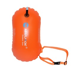 MARJAQE Instant Float Anti-Drowning Buoy with Trail Ball Insect Single Airbag Swim Float Thickened Buoy