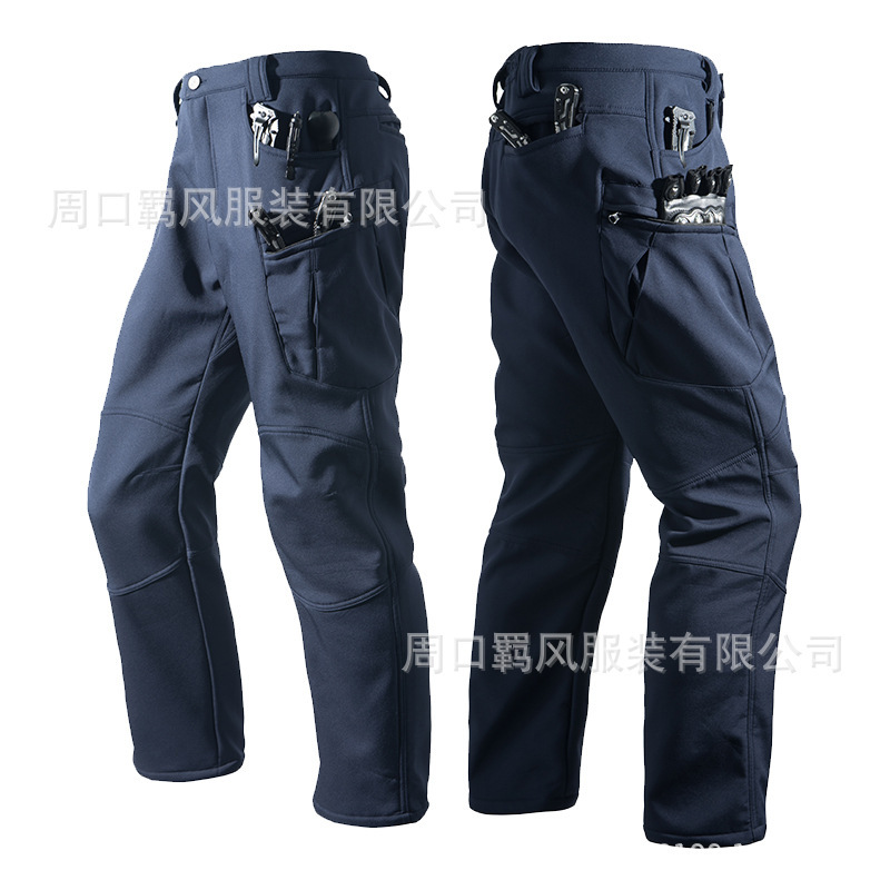 Factory Direct Sales Outdoor Soft Shell Assault Pants Men's Autumn and Winter Ski Multi-Pocket Pants Fleece Pants Wear-Resistant Workwear Tactical Pants Factory Direct Sales Outdoor Soft Shell Assault Pants Men's Autumn and Winter Ski Multi-Pocket Pants Fleece Pants Wear-Resistant Workwear Tactical Pants