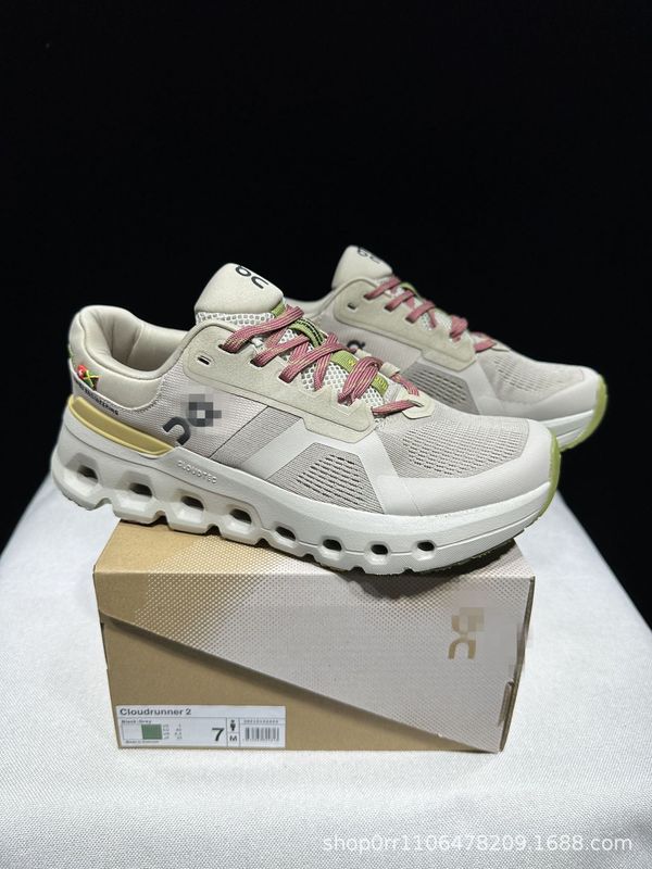 クロスボーダー O ランニング Cloudrunner 2 2024 春夏新作レディース エントリーレベル クッション性サポート ランニングシューズ|undefined