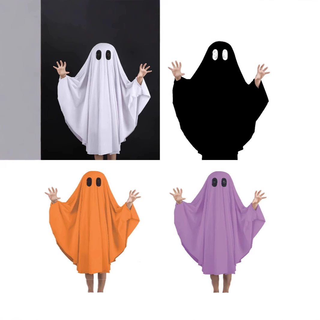 Новый праздничный Хэллоуин Плащ Детская вечеринка Костюм Призрак Плащ Призрак Плащ Вечеринка Плащ