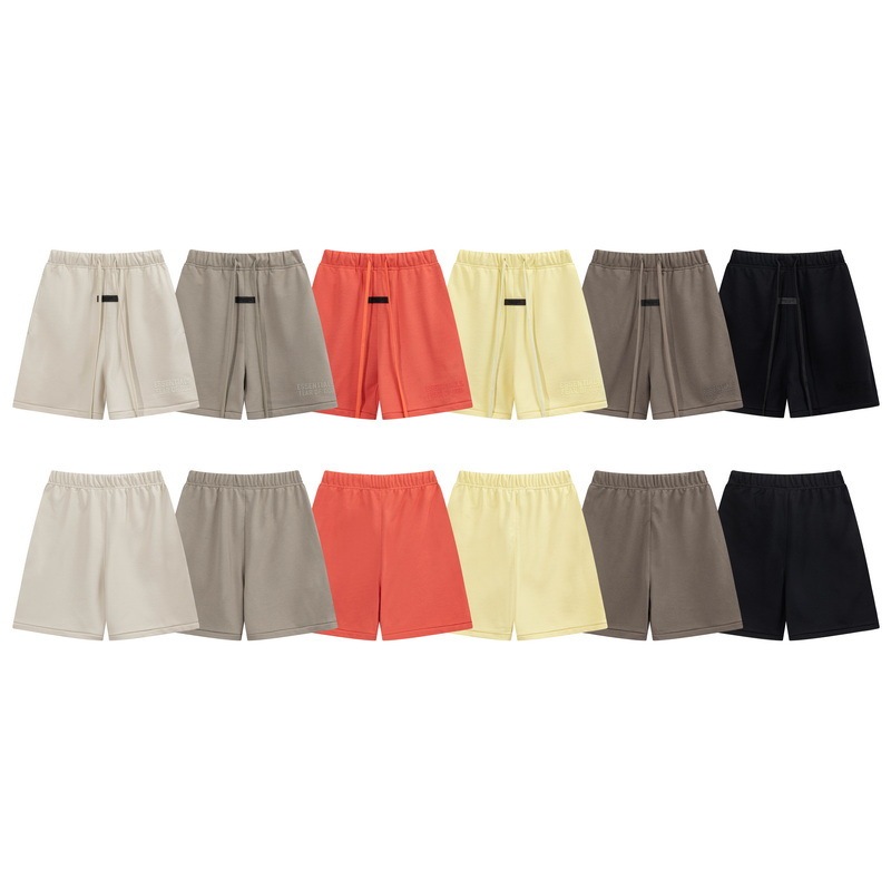 FOG double thread ESSENTIALS Season 8 flocking printed high street loose casual drawstring shorts over the inspection version