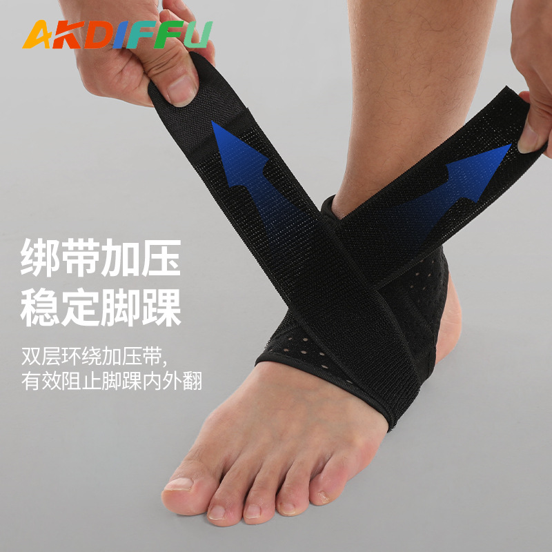 Baloncesto al aire libre fútbol tobillo protector correr fitness compresión vendaje protector de tobillo esguince protector de tobillo transpirable