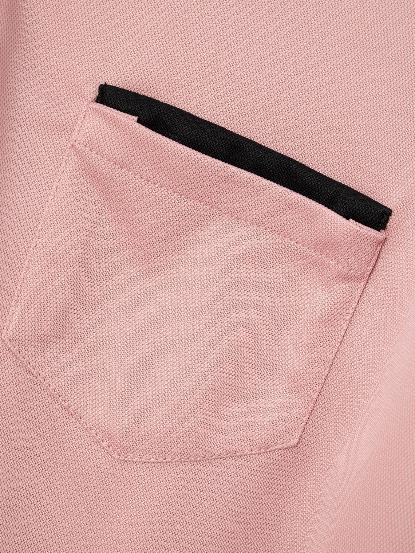 Polo homme patchwork avec poche style décontracté et élégant_voghion.com