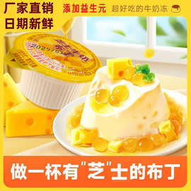 芝士牛奶布丁Q弹爆珠休闲解馋儿童零食下午茶点心网红爆款小吃