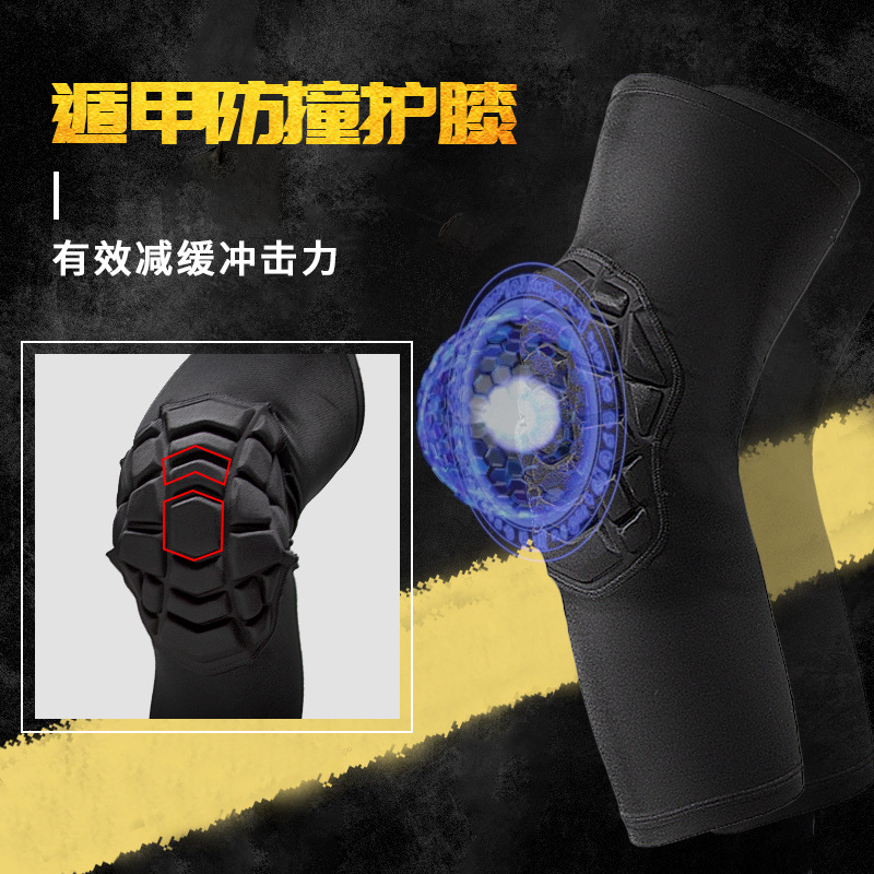 Rodilleras tácticas coderas traje de arrastre baloncesto fútbol equipo de fútbol panal cubierta protectora conjunta anticolisión para hombres
