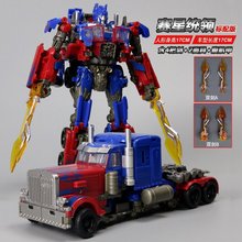 百微变形玩具电影版擎天飞翼柱汽车模型机器人玩具儿童男孩手办