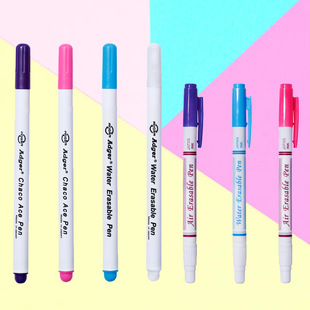 Cross Stitch Tools Non-Woven Water-Soluble Pen/Cross Stitch Water-Erasable Pen Double-Ended Air-Erasable Pen Set