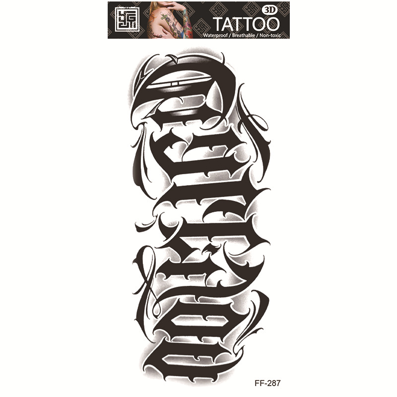 Tatuajes Temporales Impermeables de Papel de Transferencia al Agua para Cuerpo Entero image 93