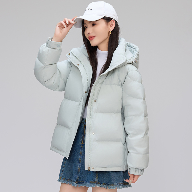 Milk Purple down Jacket for Women Winter 2025 New Small Short Thickeneded Bread Jacket Classy Popular Jacket