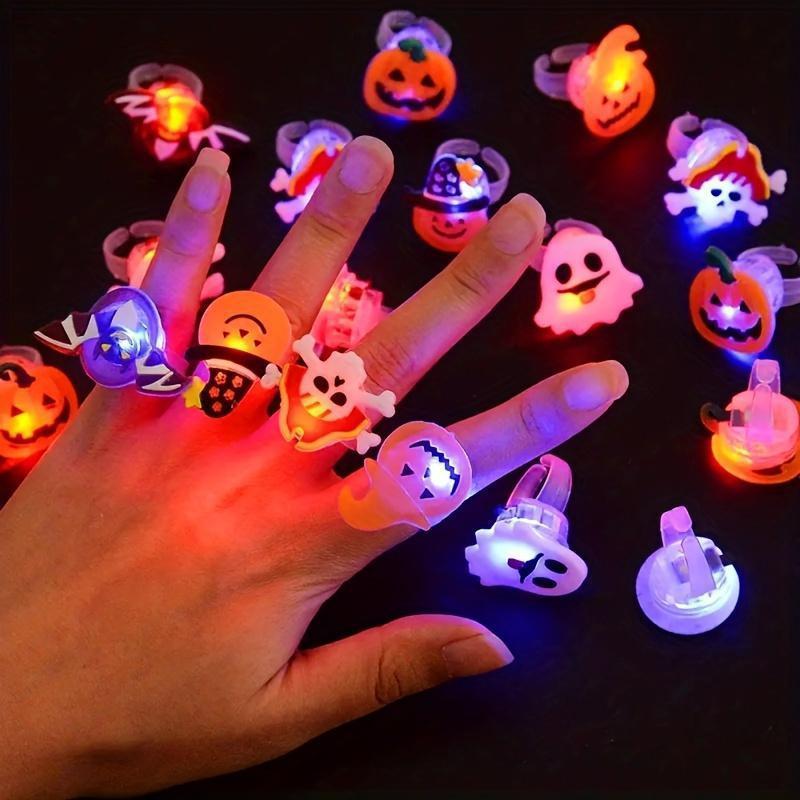 B 42439 Christmas Light Ring 圣诞发光戒指灯跨境速卖通亚