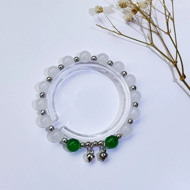 Jingdezhen ceramic bead bracelet, handmade, elastic, gift boxed (OPP)