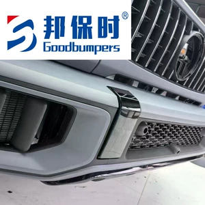 25 Mercedes-Benz upgraded with AMG grille and front bumper, modified with G63 body kit