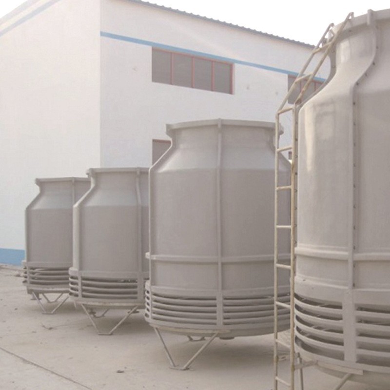 河北10-1000吨工业玻璃钢圆形冷却塔加厚冷水塔现货河北直发L3