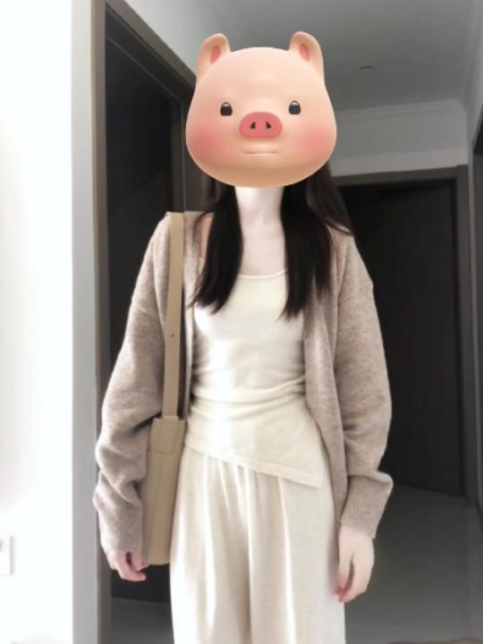韩版hiphop开衫毛衣女春秋宽松慵懒风软糯温柔休闲百搭针织衫上衣|undefined