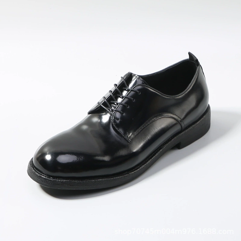 Мужские деловые туфли из натуральной кожи с шнуровкой, подошва Goodyear, для свадьбы, большие размеры, дерби из чистой кожи